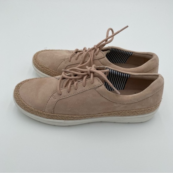 Clarks Ultimate Comfort‎ Leather Marie Mist Espadrille Sneakers 6 Pink (NWOT) - Picture 5 of 9